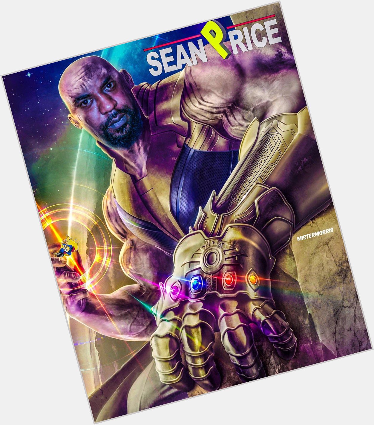 \"FOREVER P FLAUNT SHIT.. HAND FULL OF STONES, THE INFINITY GAUNTLET..\" Happy Birthday to SEAN PRICE    
