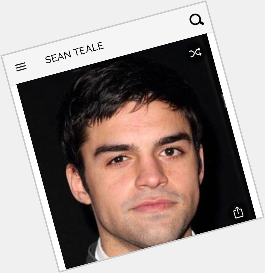 Happy birthday to this great actor.  Happy birthday to Sean Teale 