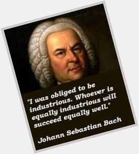 HAPPY BIRTHDAY 

Johann Sebastian Bach
3/31/1685 - 7/28/1750 