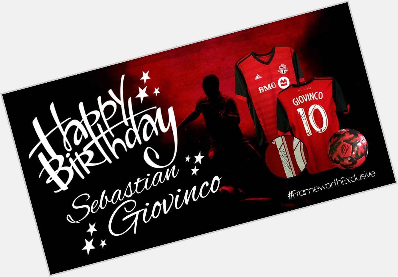 Happy birthday to one of our newest Frameworth Exclusive athletes Sebastian Giovinco! 