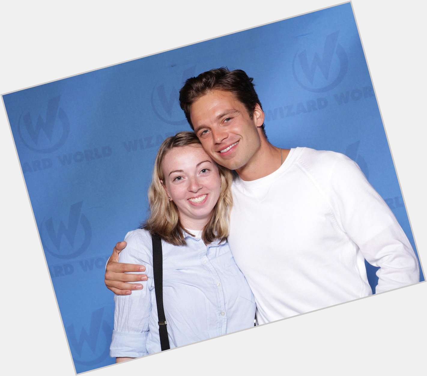 Happy Birthday to this beautiful man, Sebastian Stan! Thanks so much for the hug! <3 <3 <3 
