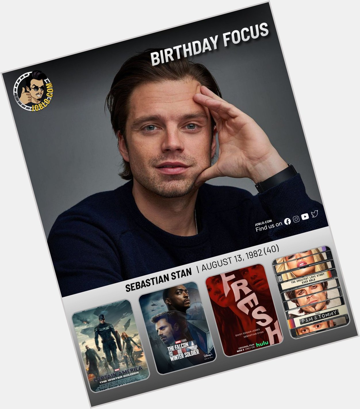 Happy birthday Sebastian Stan!  