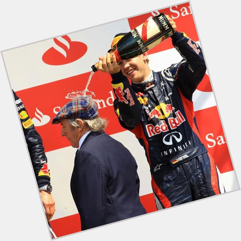 Happy Birthday to Triple F1 World Champion Sir Jackie Stewart, who turns 76 today!

Pic: Sebastian Vettel pouring c 
