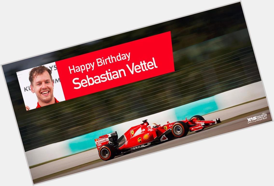 Wishing a very Happy Birthday to 4 time world champion, Sebastian  