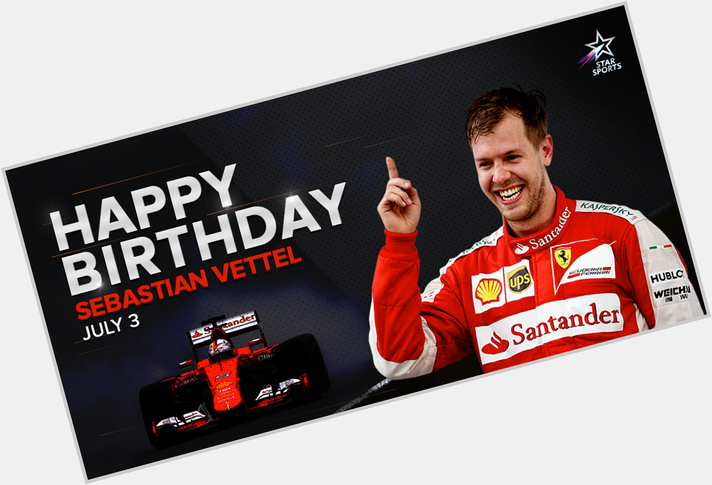 Here\s wishing Sebastian Vettel, the youngest ever world champion, a very happy 28th birthday! 