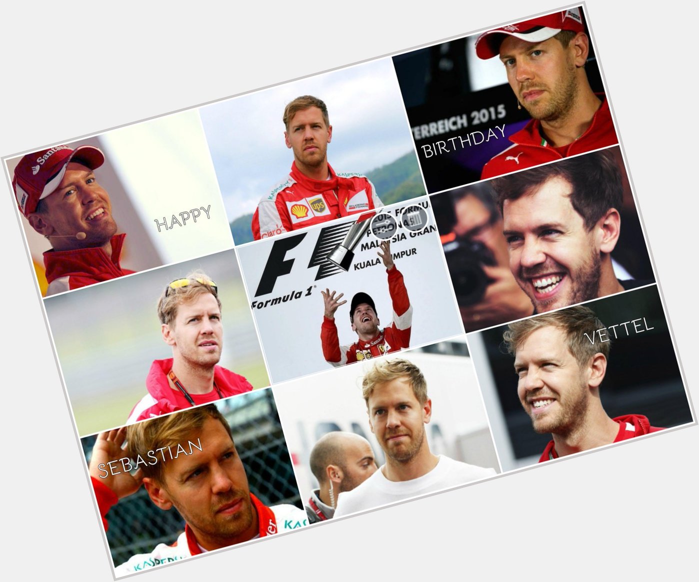 Happy 28th birthday Sebastian Vettel!   