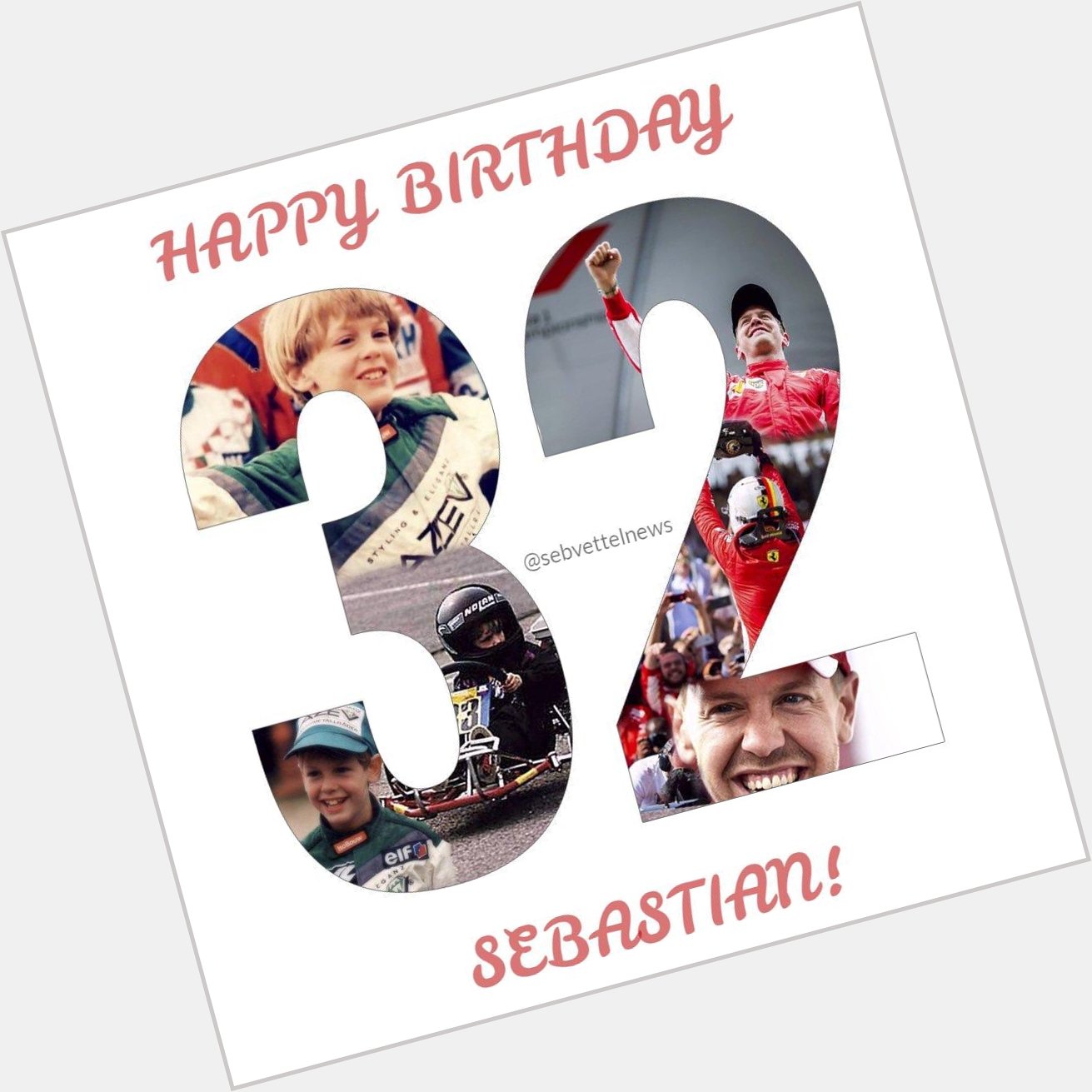 Feliz cumpleaños Sebastian Vettel! Happy Birthday!
Vía 