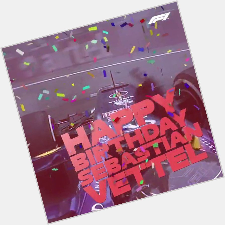   Happy birthday to four-time World Champion Sebastian Vettel!

