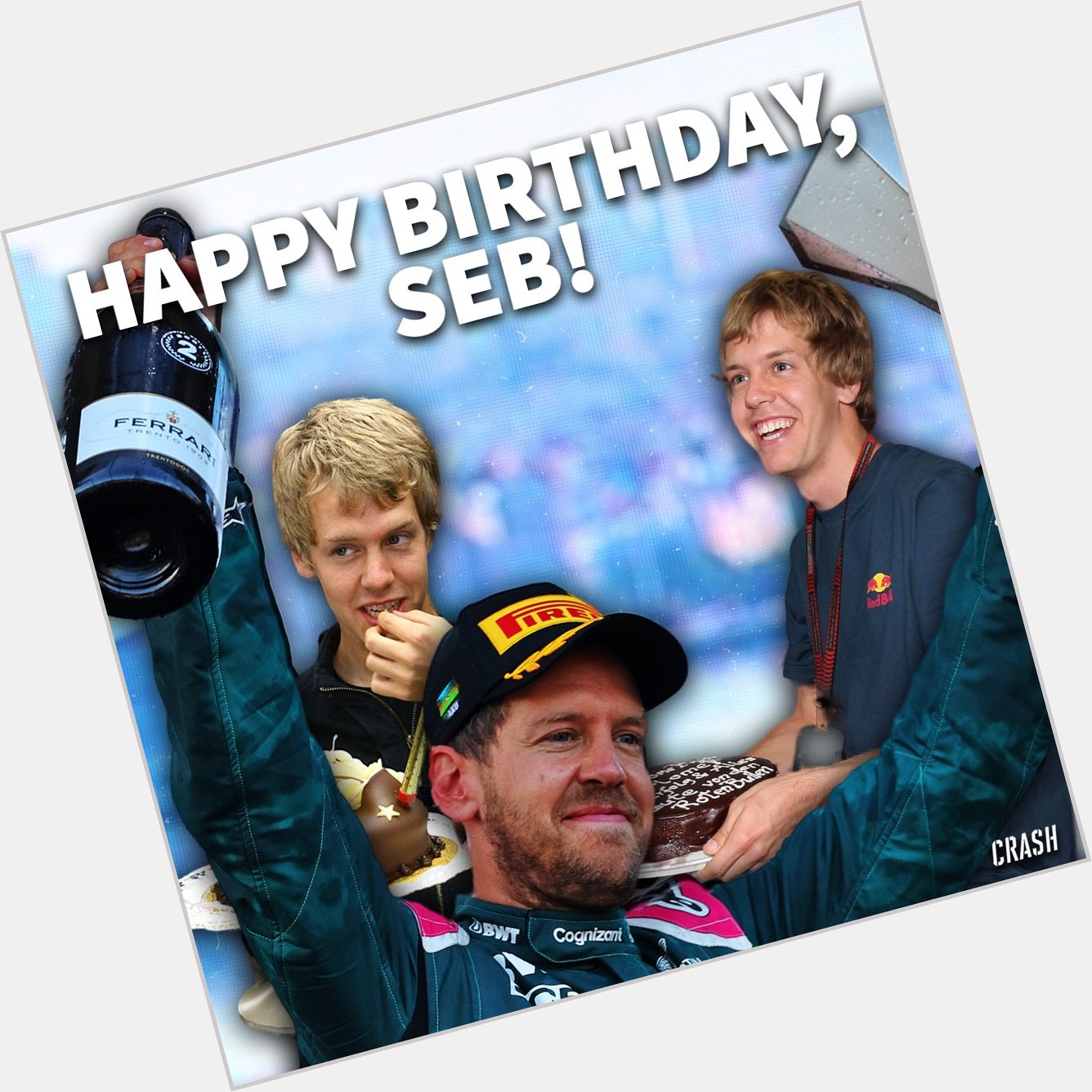 A very Happy 34th Birthday to Sebastian Vettel!       
