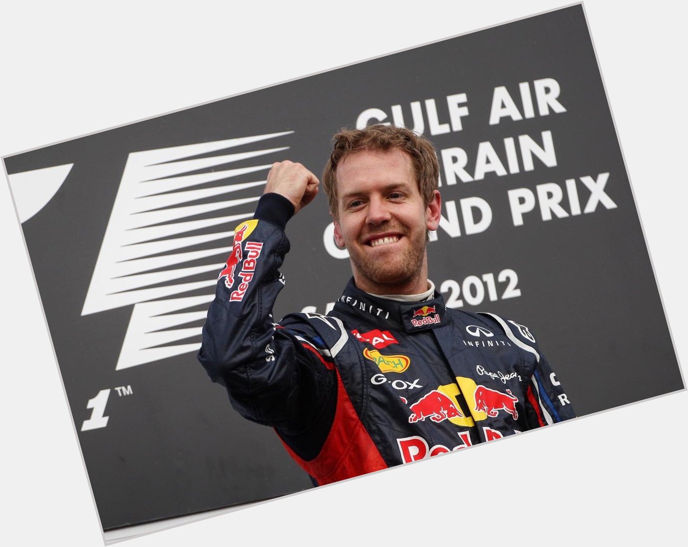 Happy birthday to Sebastian Vettel! Here he is back in 2012 celebrating his first victory of the season! 