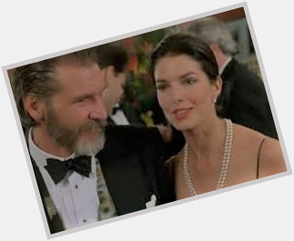 Happy birthday to Sela Ward, here with Harrison Ford in  Thank you; I was just down to my last joke. 