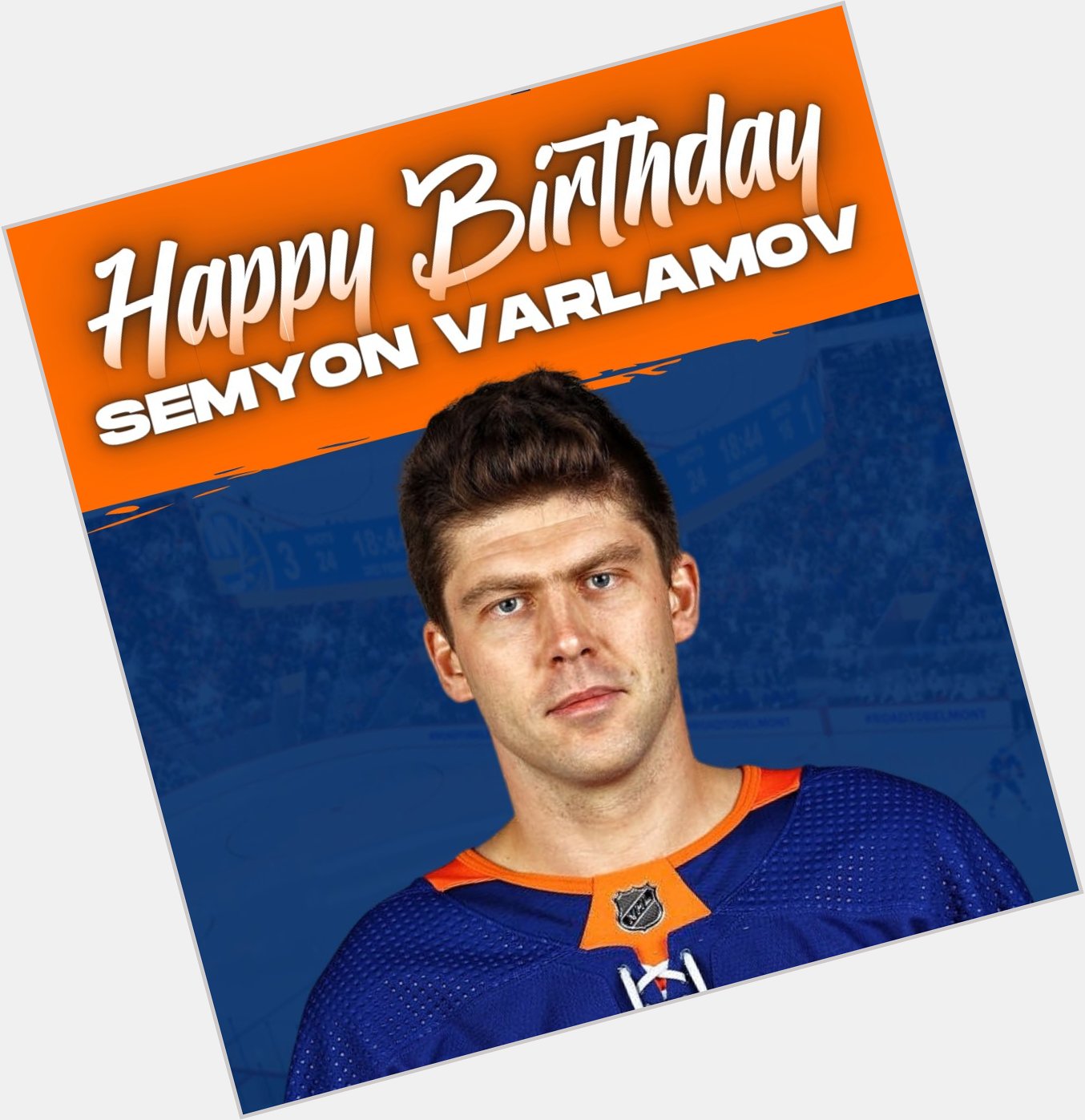 Happy birthday to goaltender, Semyon Varlamov! 