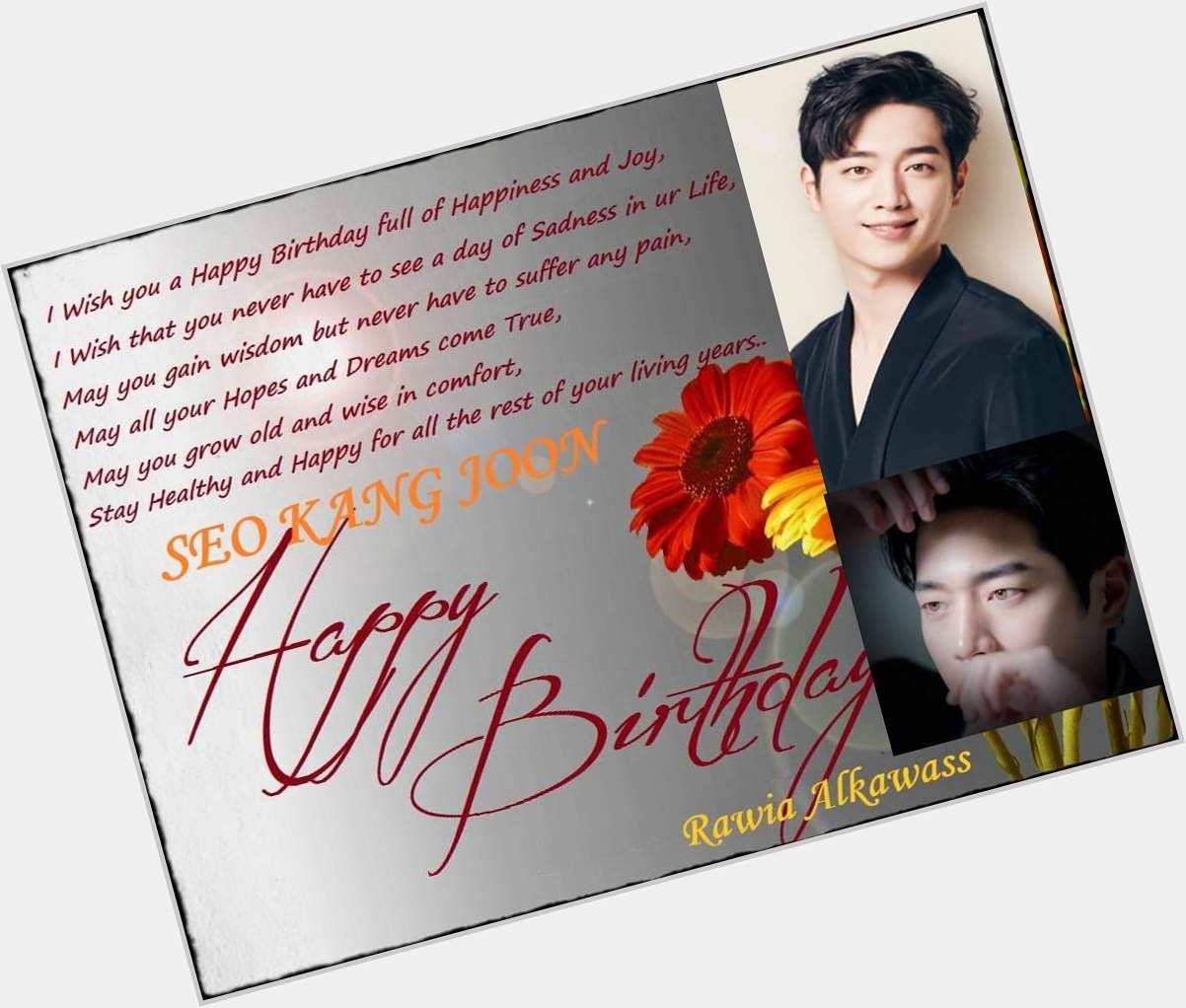 Happy Birthday to you Seo Kang Joon best Korean Actor forever 
