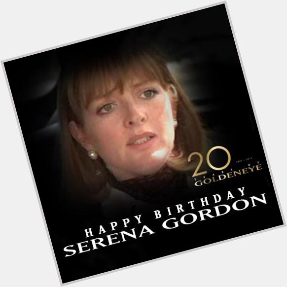 Happy birthday Serena Gordon  