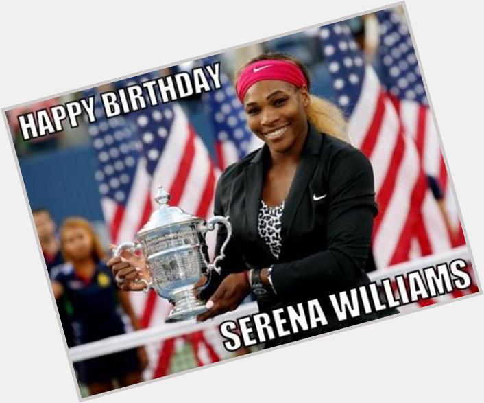 Happy 33rd birthday to 18 time Grand Slam Champion and Olympic Gold winner Serena Williams :)  