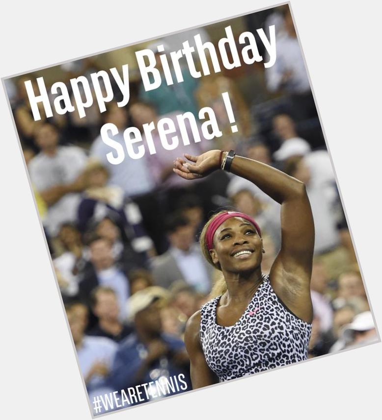 Happy Birthday Serena Williams! The World n°1 celebrates her 33rd birthday today, what do you wish her? 