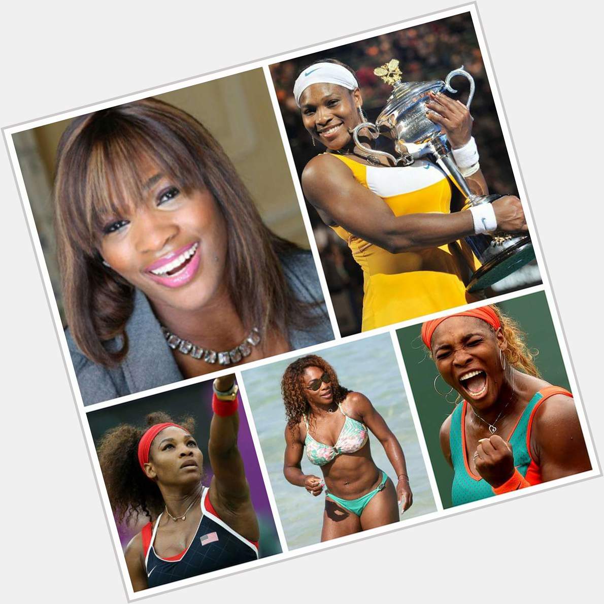 Happy Birthday to the world\s greatest female athlete Serena Williams ... 