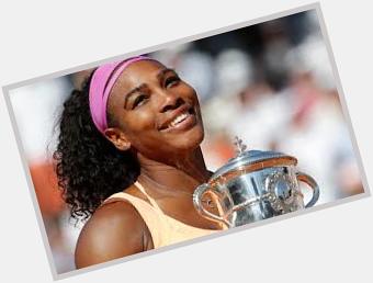 Happy birthday to Serena Williams. 