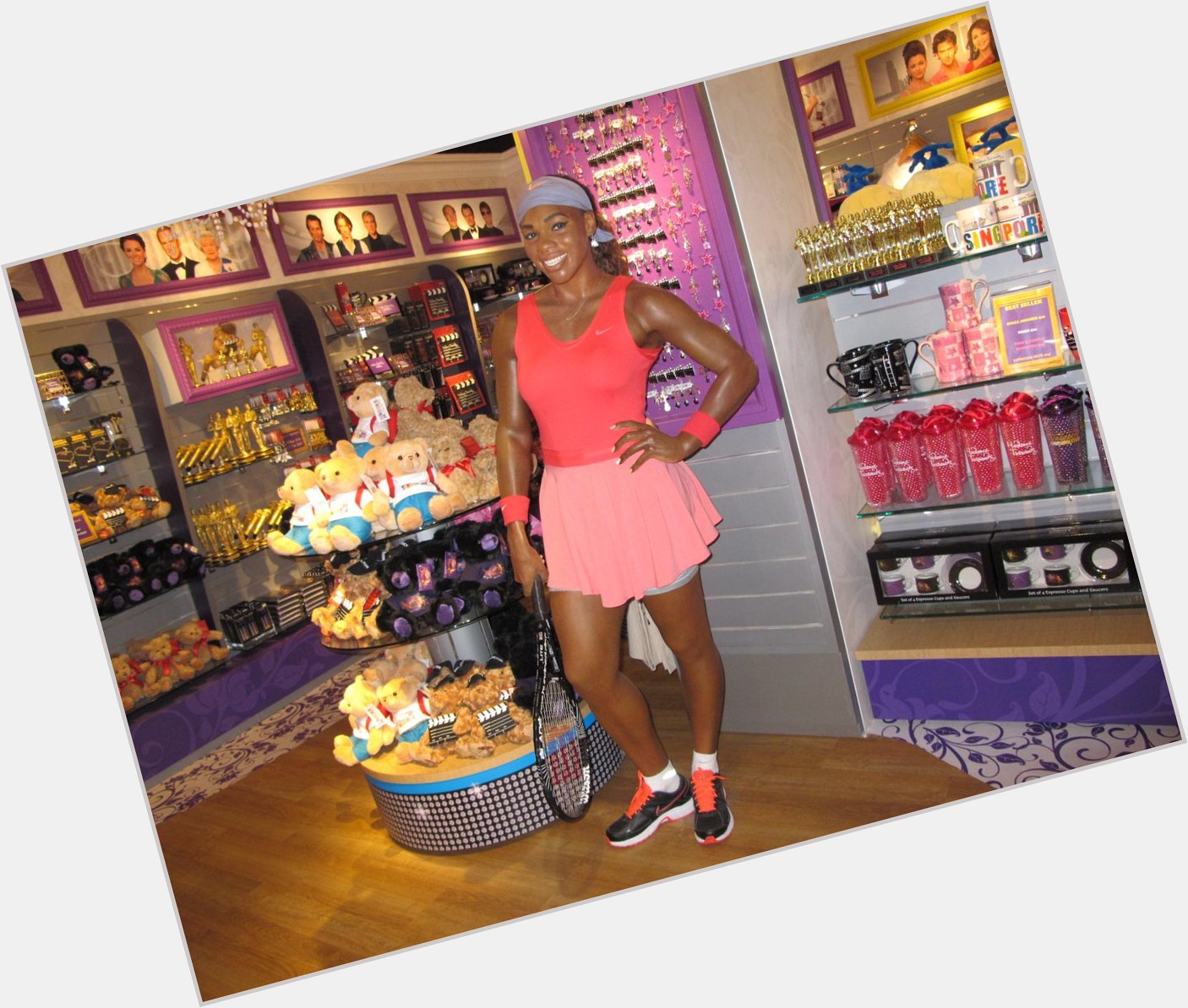 Happy birthday Serena Williams! Come by to say \"hello\" to her in our shop and treat yourself to a little something 