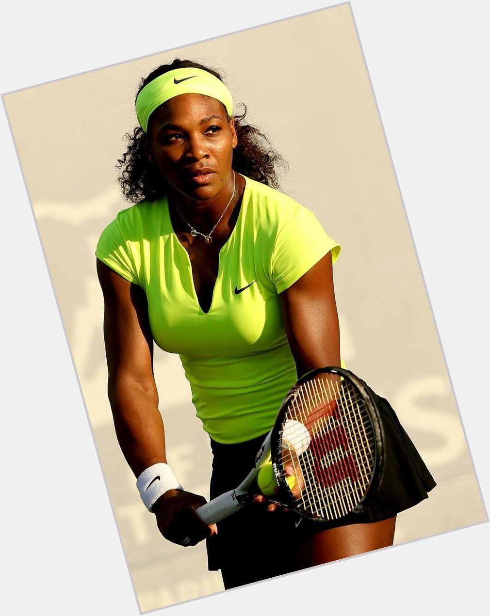 Happy Birthday, Serena Williams, born September 26th, 1981 in Saginaw, Michigan. 