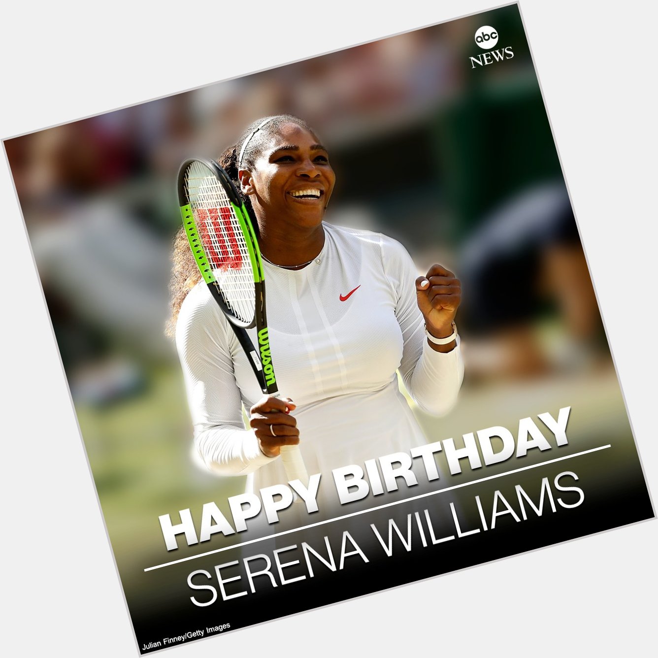 HAPPY BIRTHDAY: Tennis player Serena Williams is 40 today.  
