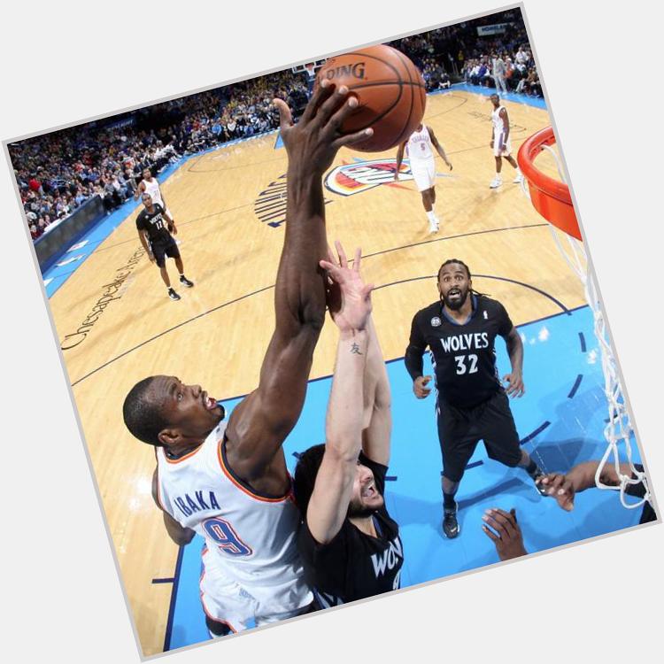 Four players on the Thunder roster have birthdays in September, starting with Serge Ibaka. Happy birthday to Serge! 