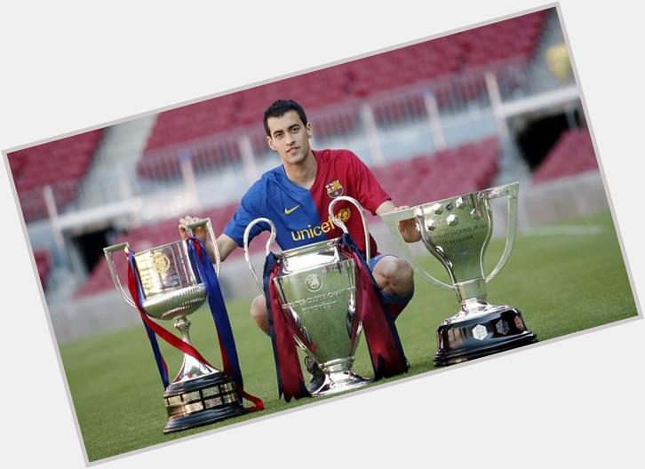 Happy 27th birthday to Sergio Busquets. He\s won more trophies (21) than he\s scored senior professional goals (15). 
