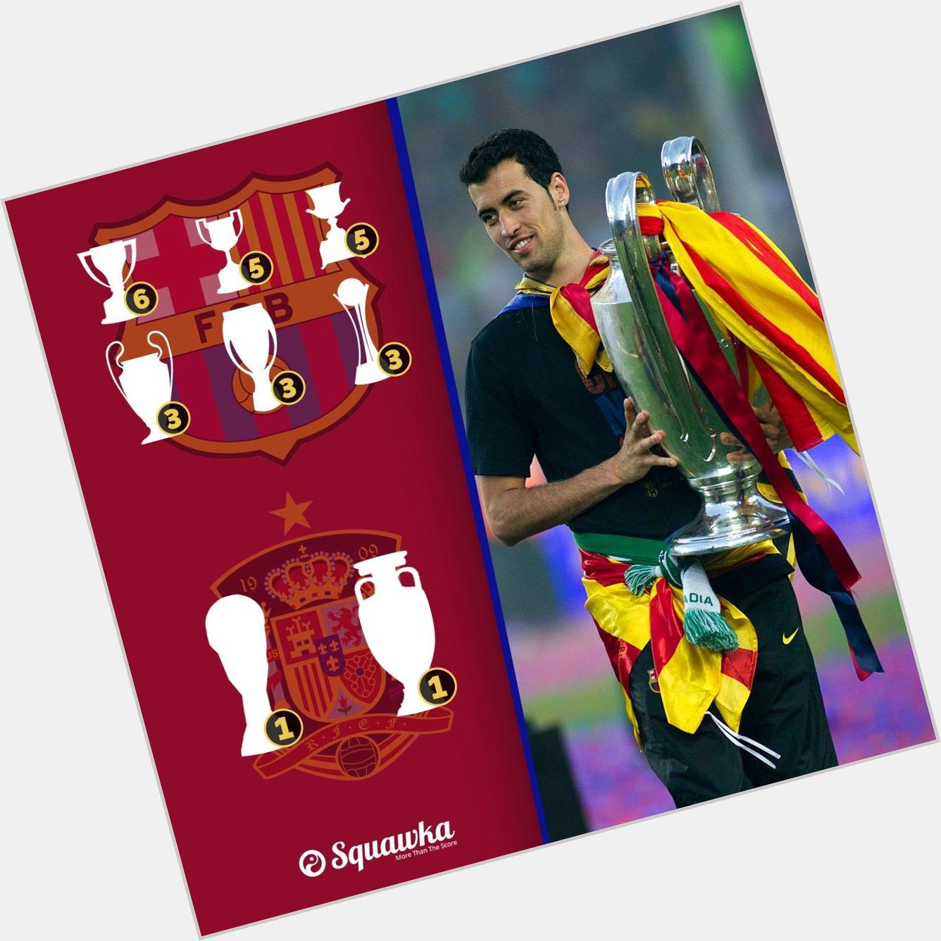 Happy 29th birthday Barcelona\s unsung hero Sergio Busquets Burgos. 