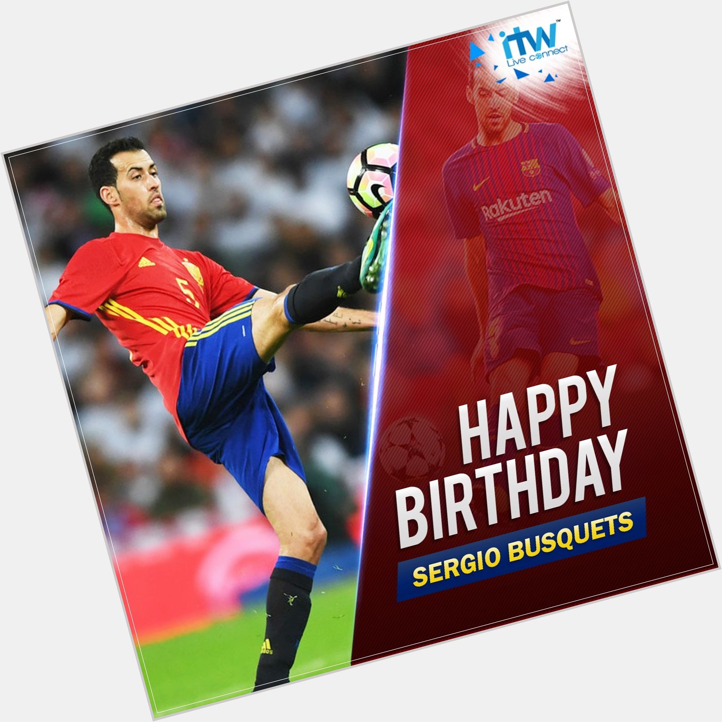 Wishing and midfield maestro Sergio Busquets a very Happy Birthday as he turns 30 today. 