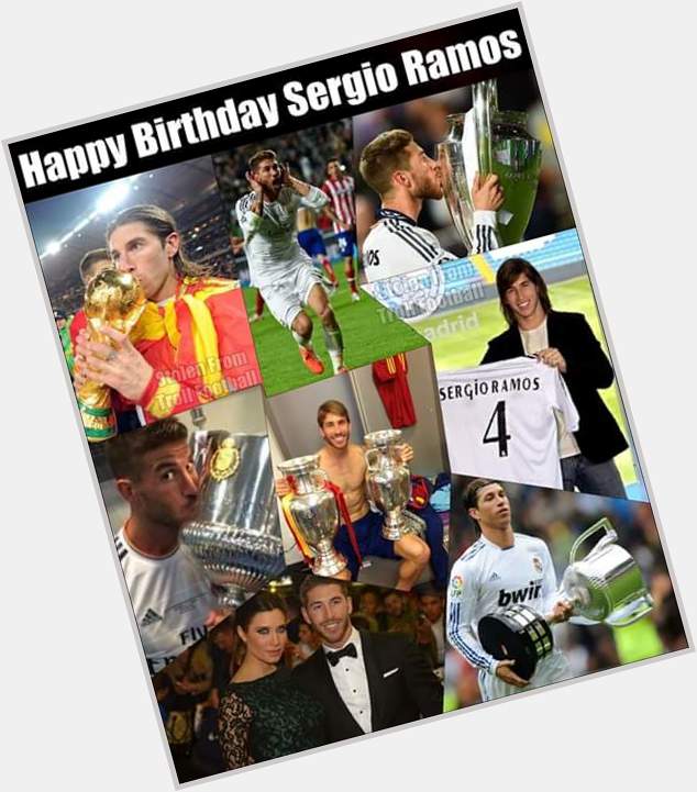 Happy birthday Sergio RAmos best defender in the world love you much 