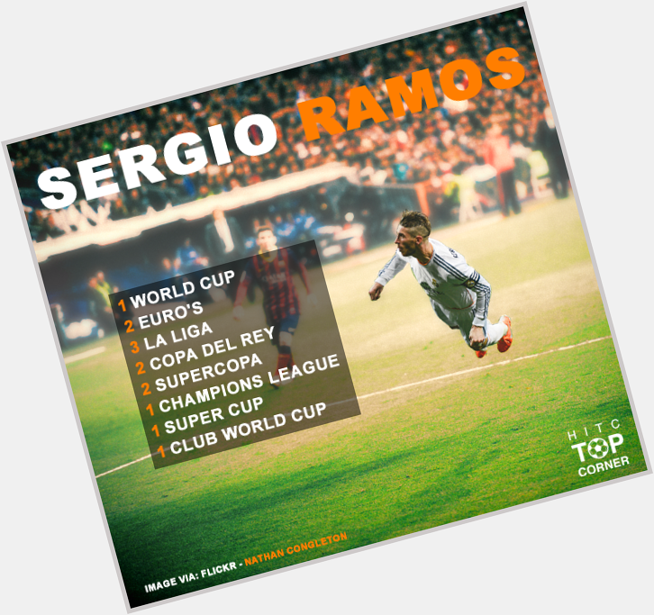 Happy Birthday Sergio Ramos! The defender turns 29 today.     