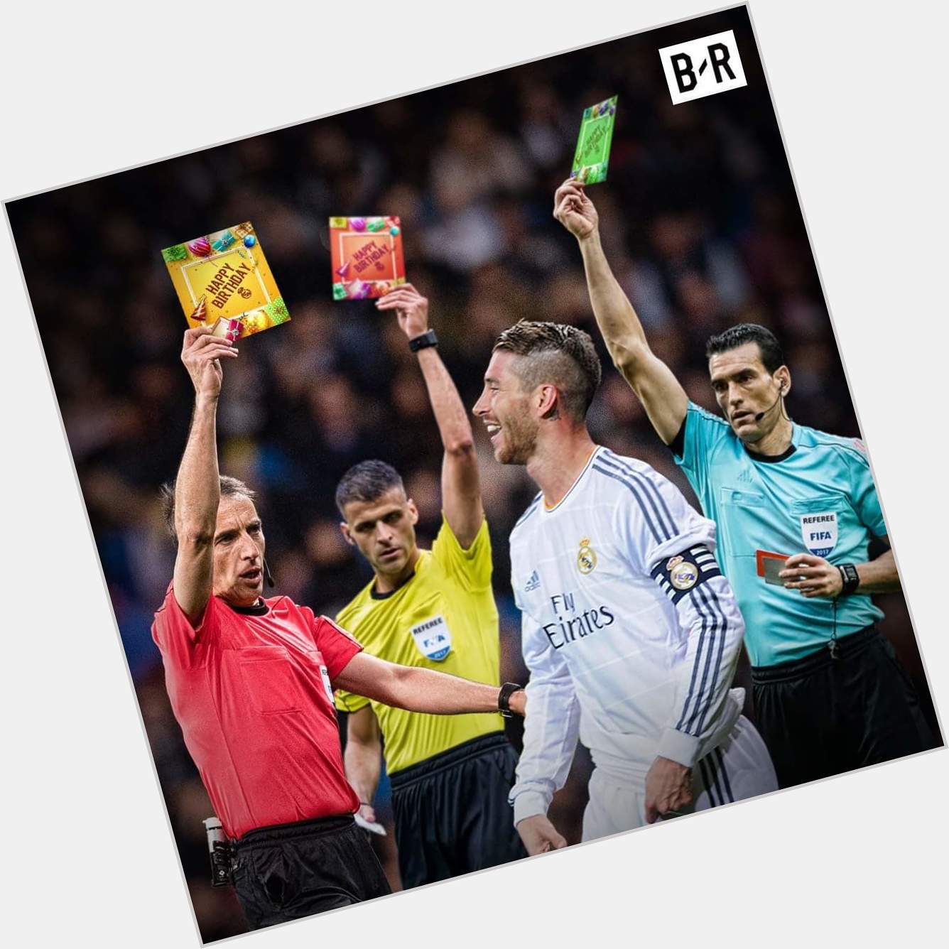 Happy birthday to Sergio Ramos, the player who loves cards more than anyone else  