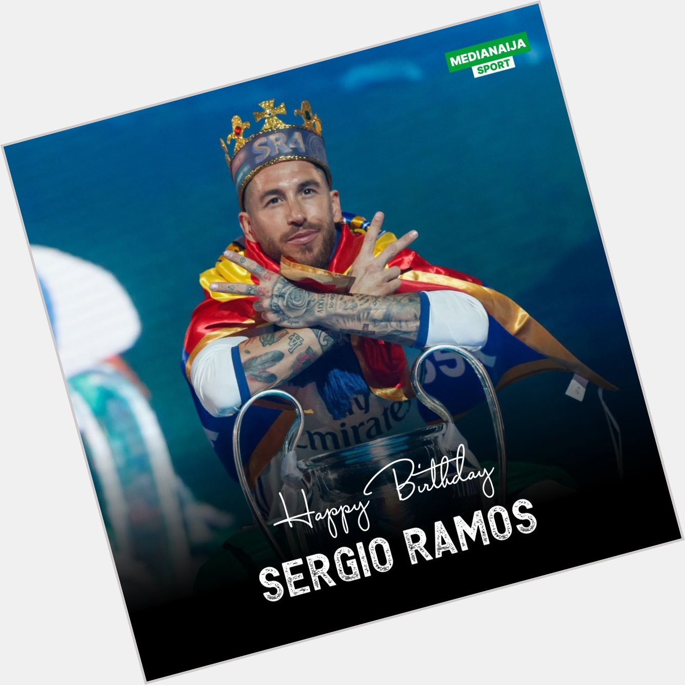 Happy Birthday to King Sergio Ramos Best defender in his generation? 