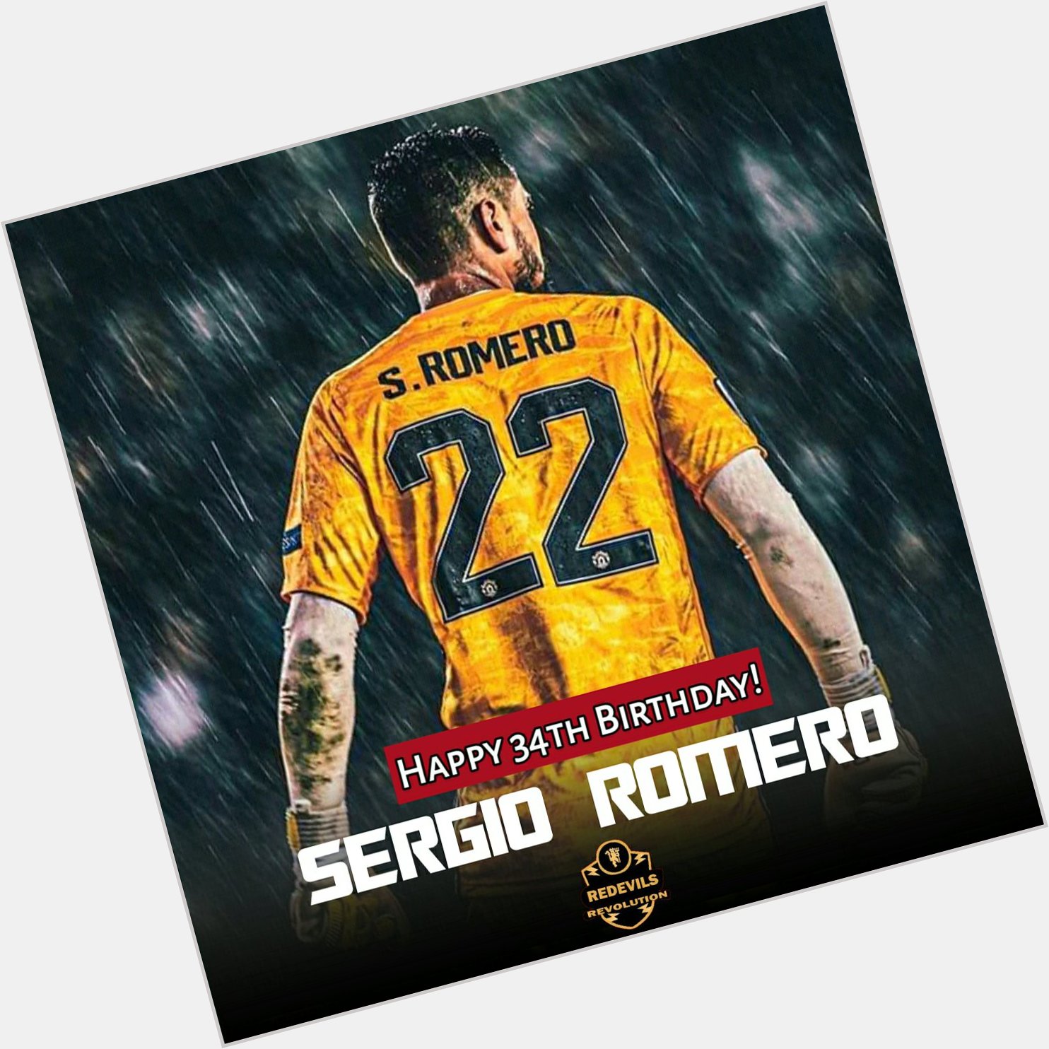 Happy Birthday Sergio Romero  