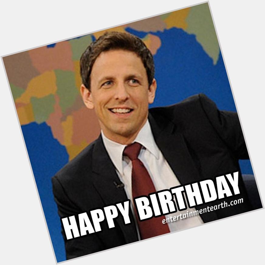 Happy 41st Birthday to Seth Meyers of Saturday Night Live! Shop Collectibles:  