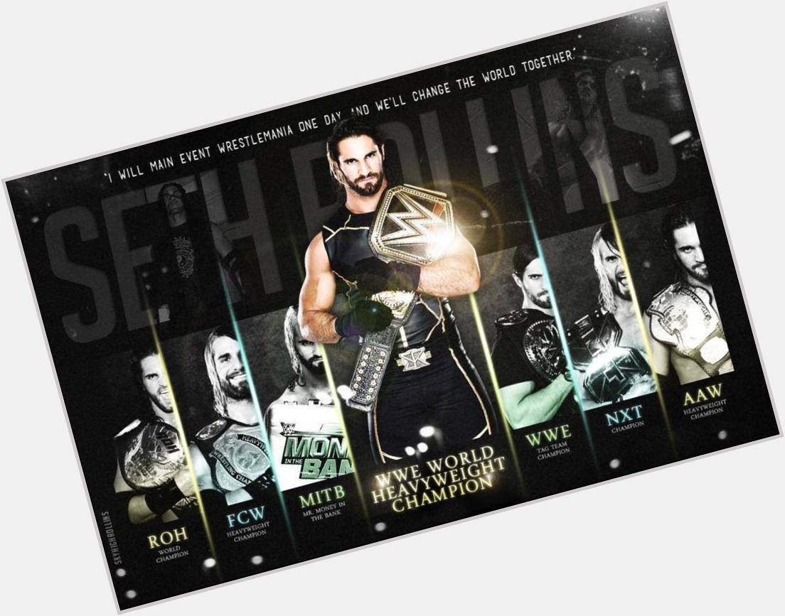 Happy Birthday to one of greatest & best wrestlers of PW Seth Rollins. Keep being this person & wrestler you are man. 