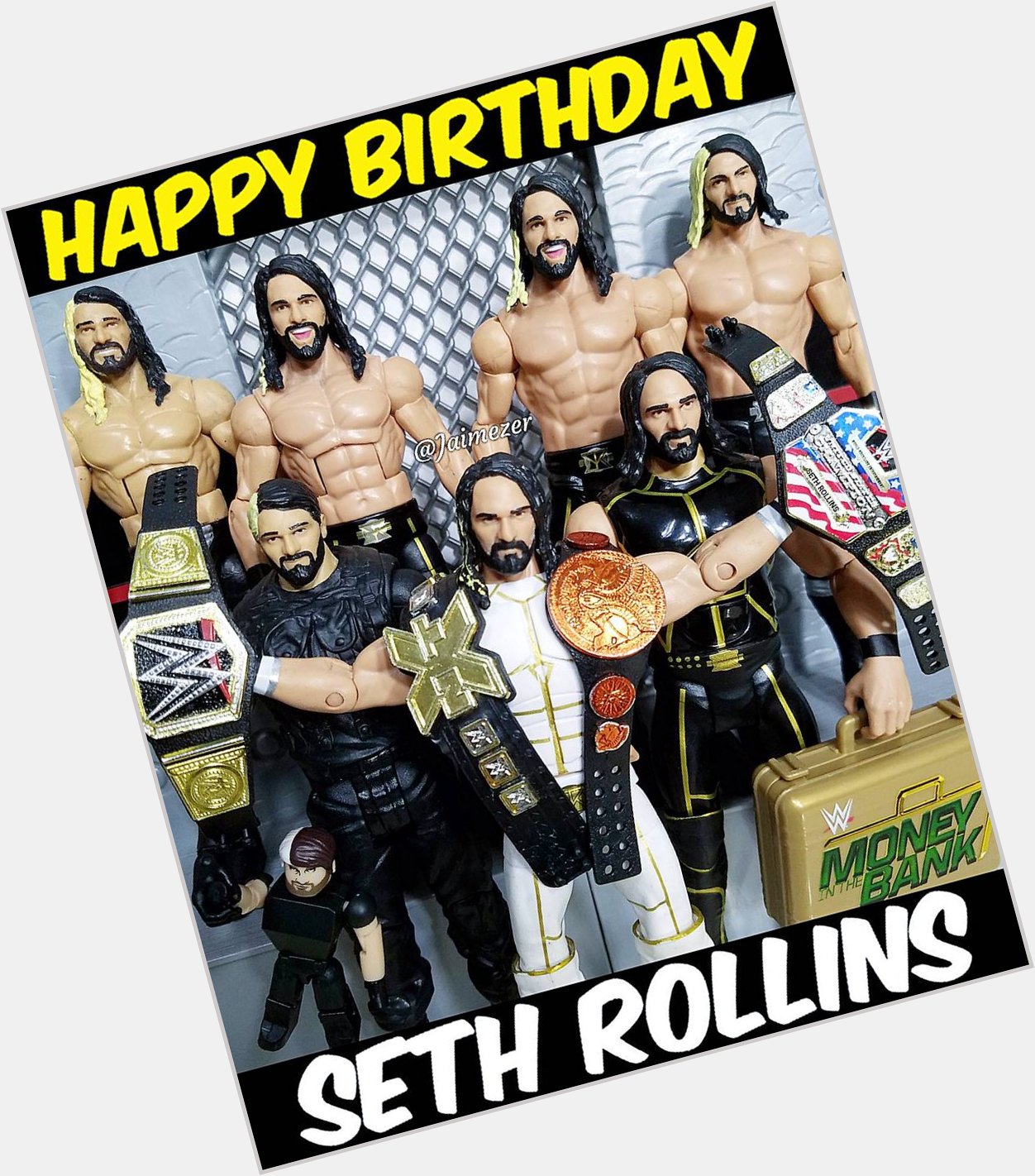 Happy Birthday to one of my favorite wrestlers today, SETH ROLLINS!  