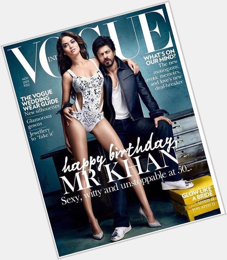 Shah Rukh Khan on the Cover of Vogue India November 2015 Issue \Happy Birthday Mr. Khan\ ~ 

SRK 