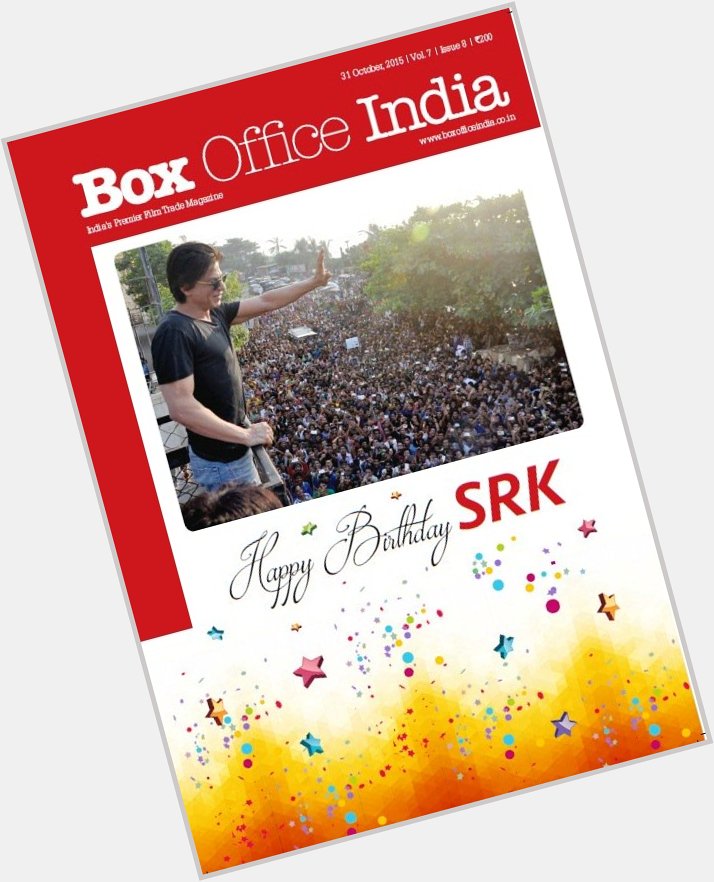 Box Office India Wishes A Very Happy Birthday To Shah Rukh Khan 