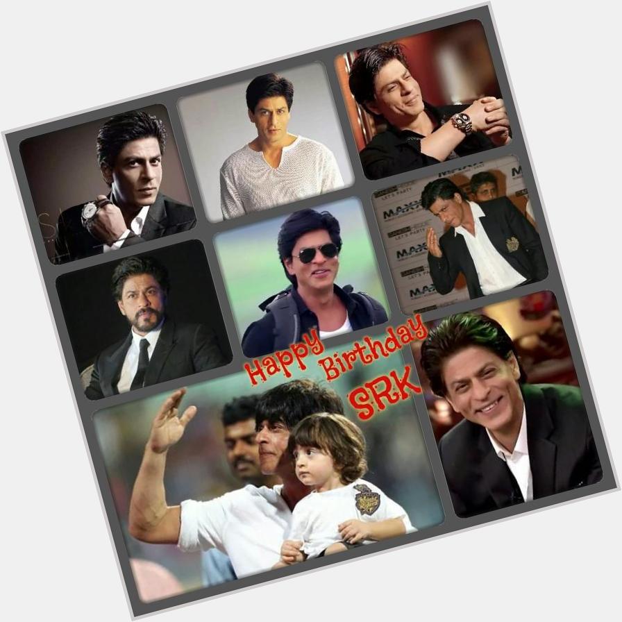  Happy Birthday my inspiration The man who is loved by billions king of hearts SHAH RUKH KHAN  