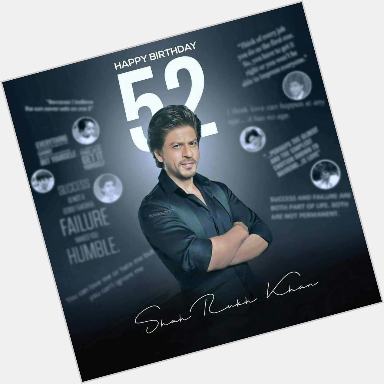 Happy Birthday the king of Bollywood our boss SHAH RUKH KHAN.. the pride of INDIA 