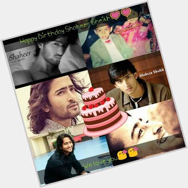 Happy birthday shaheer sheikh   Have a blest year ahead  