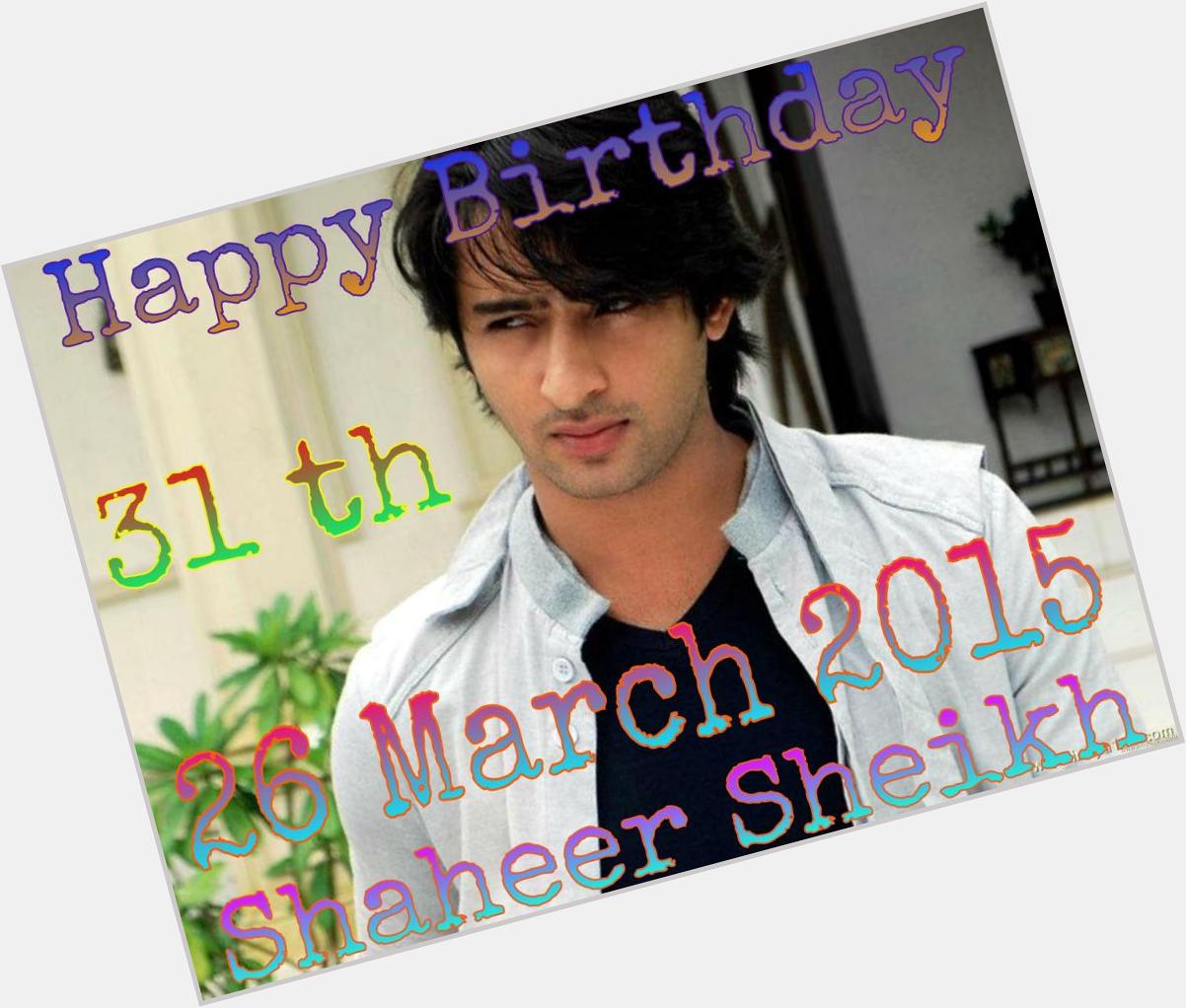Happy birthday for you
Shaheer Sheikh 