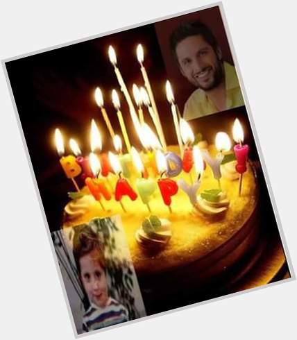Happy birthday shahid Afridi 