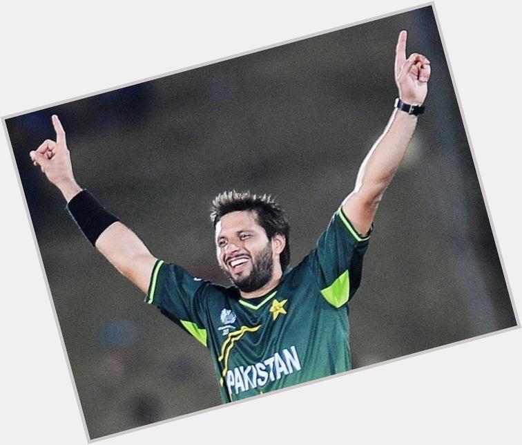 Happy birthday to the one and only .. SHAHID AFRIDI! We love you 
