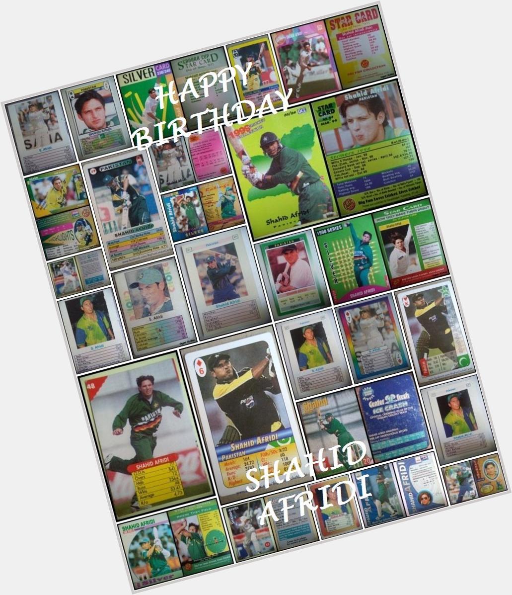 Happy Birthday Shahid Afridi      