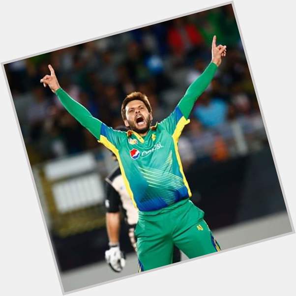 Happy birthday to Pakistan Cricket Team legend Shahid Afridi! 