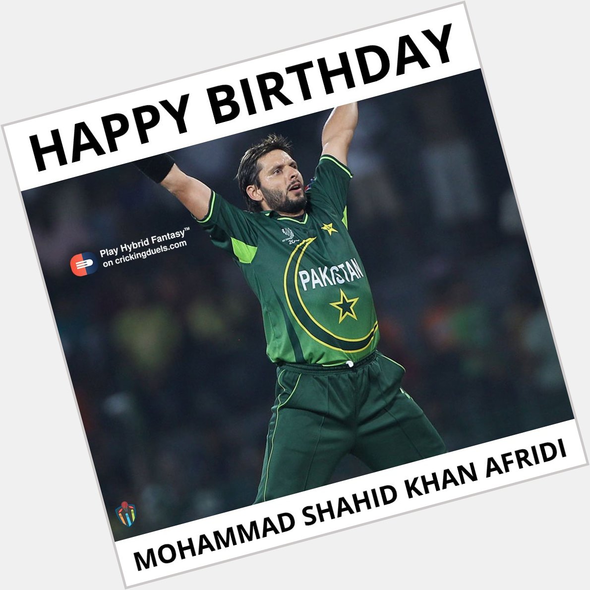 Happy birthday, Shahid Afridi! 