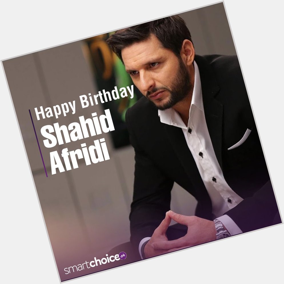 Happy Birthday to the most electrifying man of Cricket, Shahid Afridi.   
