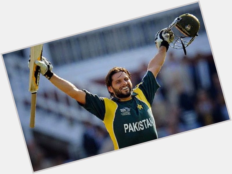 Happy Birthday to former Pakistani cricketer Shahid Afridi AKA BOOM BOOM! 
